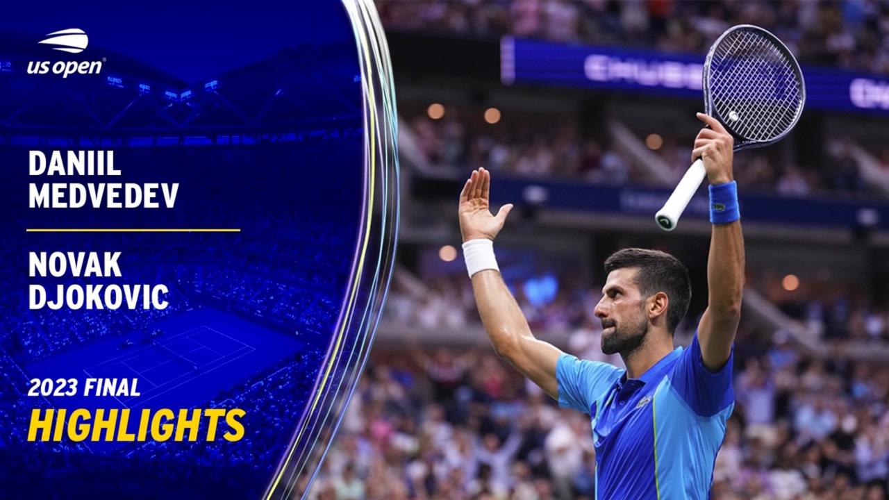 US Open 2023 Final Highlights: Novak Djokovic completes Daniil Medvedev  revenge to clinch historic 24th Grand Slam