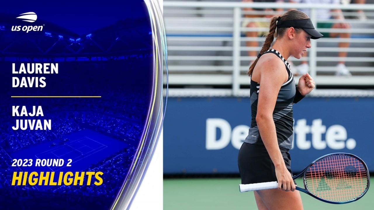Davis vs. Juvan Highlights Round 2 US Open Highlights & Features