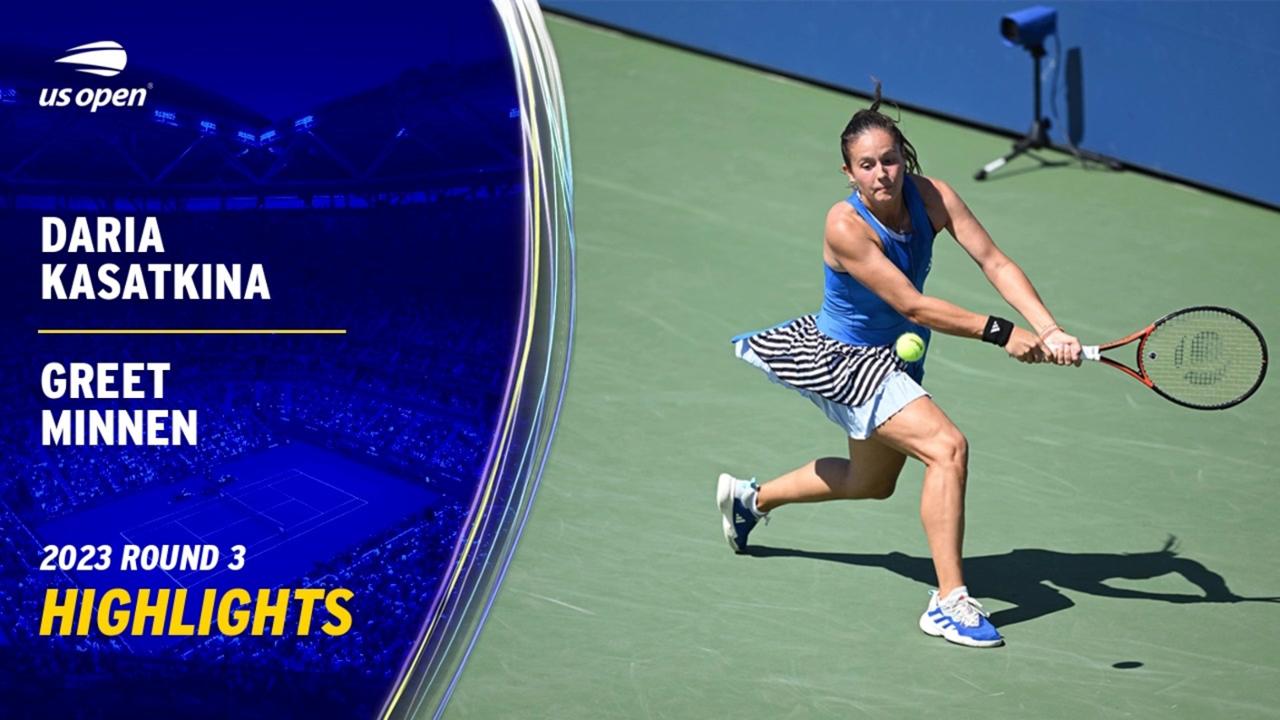 Daria Kasatkina ends Greet Minnens run, matches best US Open result - Official Site of the 2023 US Open Tennis Championships