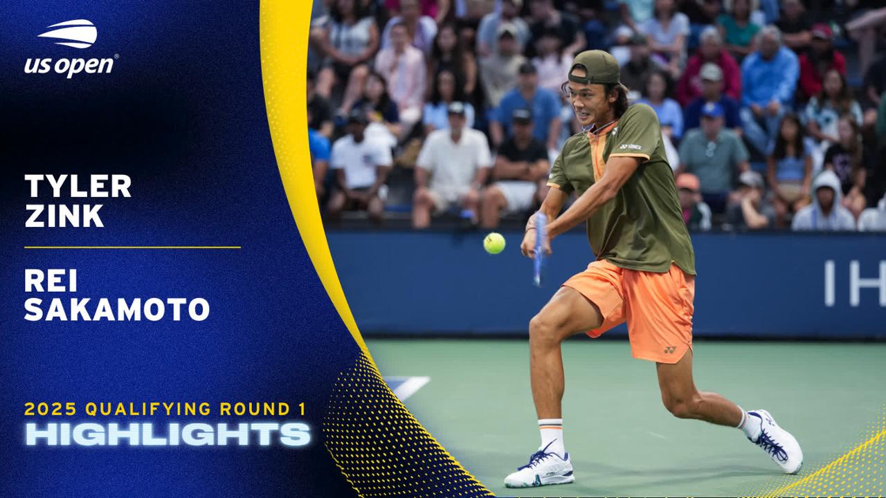 Zink vs. Sakamoto, Qualifying Round 1 - US Open Highlights