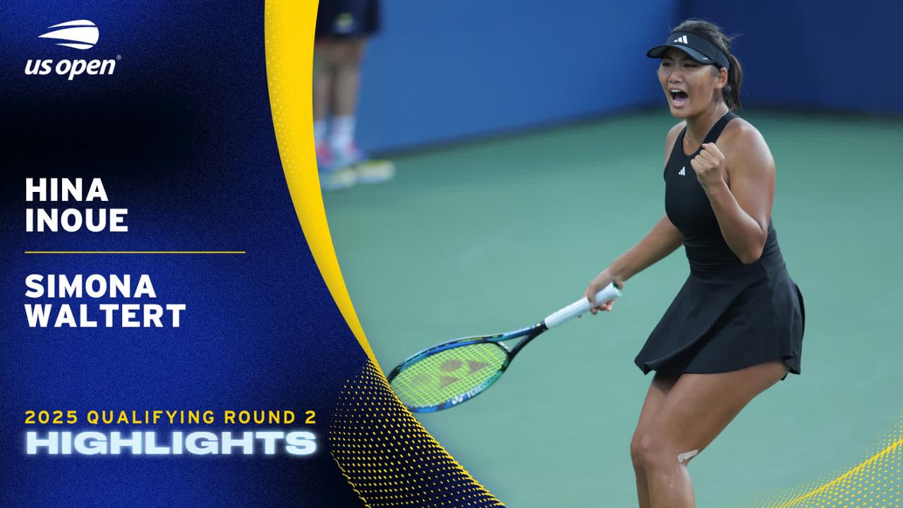 Inoue vs. Waltert, Qualifying Round 2 - US Open Highlights & Features ...