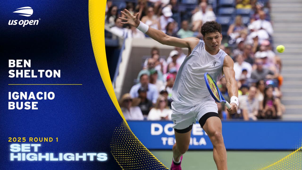 Shelton vs. Buse, Round 1, Set 2 - US Open Highlights & Features ...