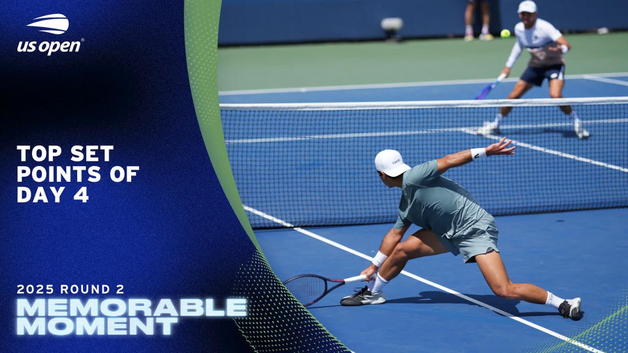 Top Set Points of Day 4, Round 2 - US Open Highlights & Features ...