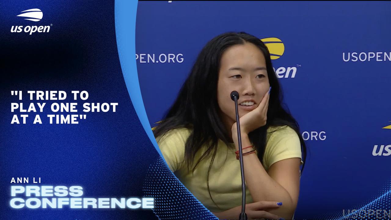 Ann Li Press Conference, Round 3 - US Open Highlights & Features ...