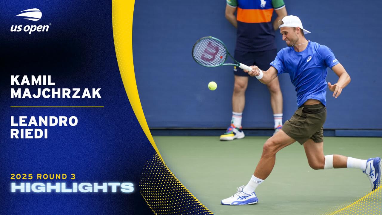 Majchrzak vs. Riedi, Round 3 - US Open Highlights & Features | Official ...