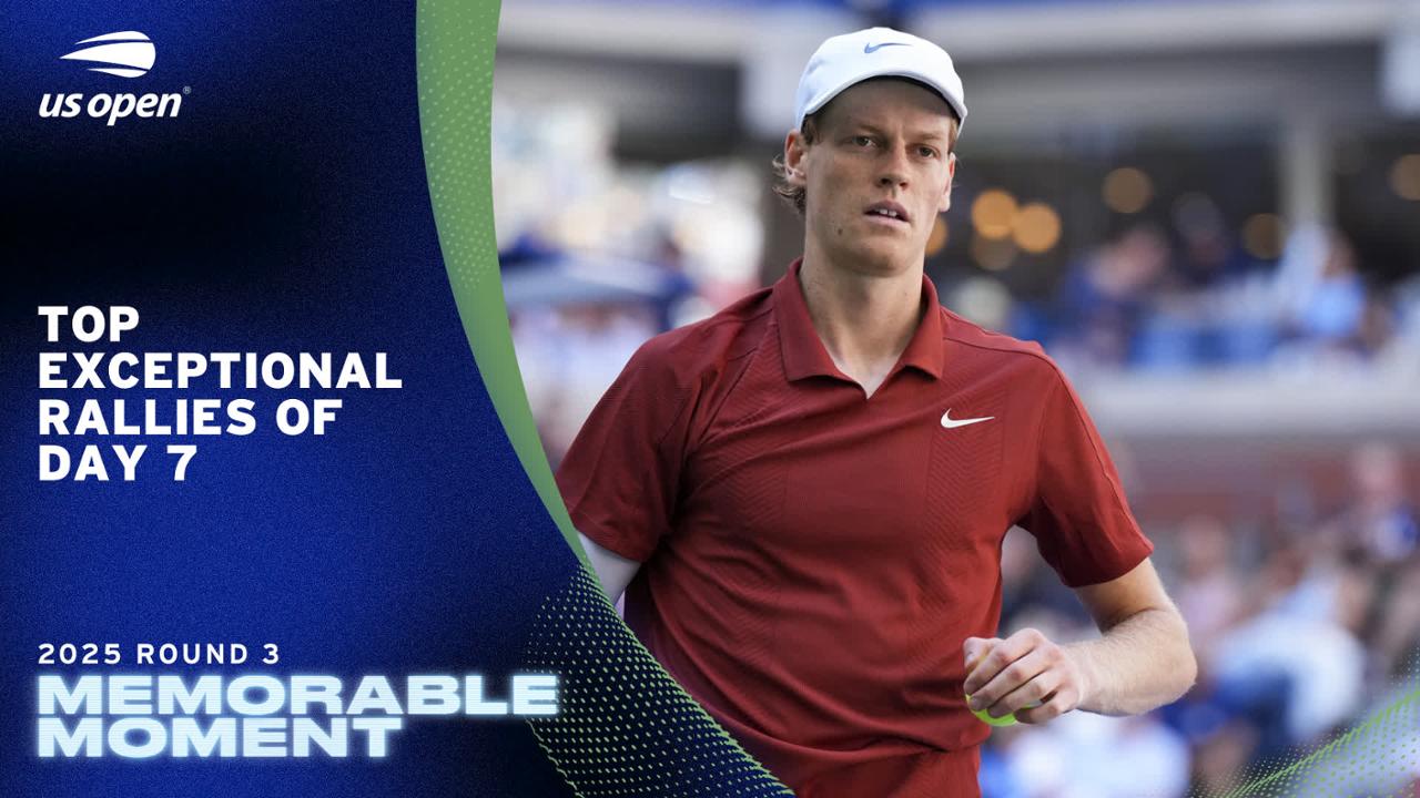 Top Exceptional Rallies of Day 7, Round 3 - US Open Highlights ...