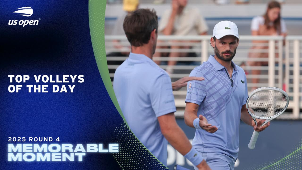 Top Volleys of the Day, Round 4 - US Open Highlights & Features ...