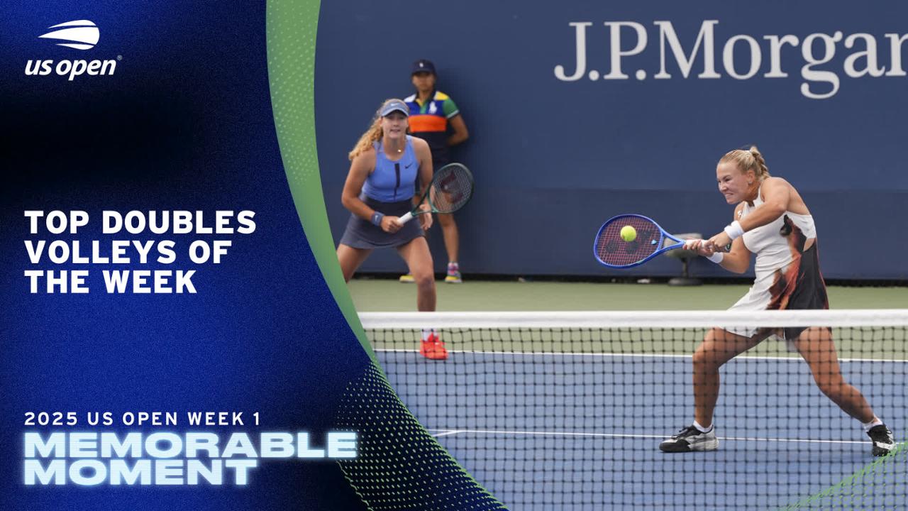 Top Doubles Volleys of the Week - US Open Highlights & Features ...