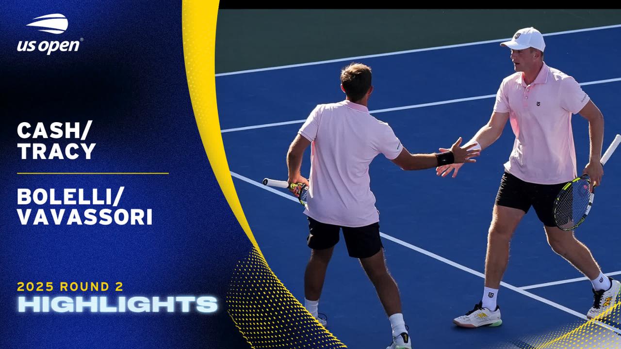 Cash/Tracy vs Bolelli/Vavassori, Round 2 - US Open Highlights ...