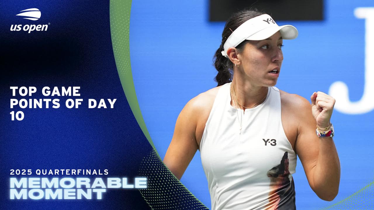 Top Game Points Won of Day 10, Quarterfinals - US Open Highlights ...