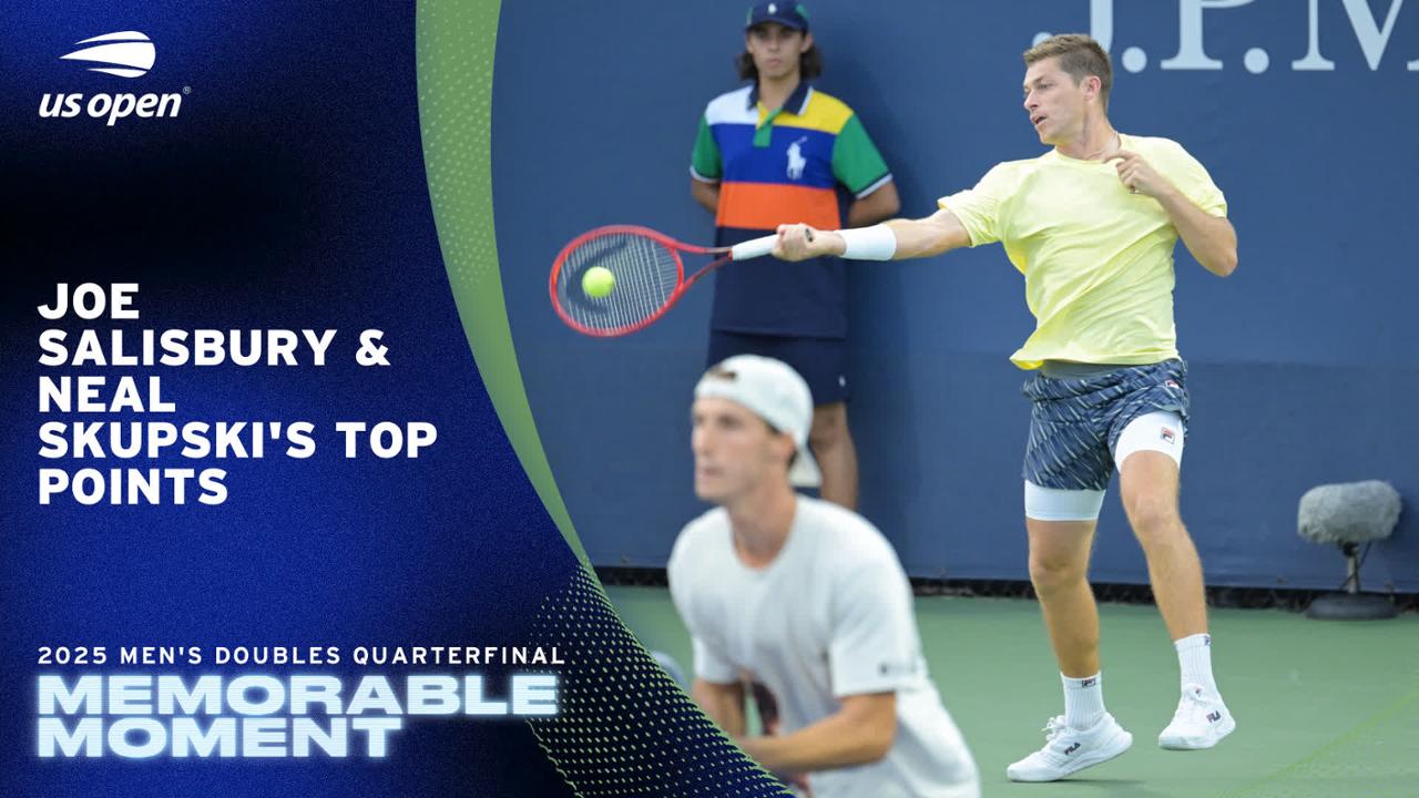 Skupski/Salisbury Top Points, Quarterfinal - US Open Highlights ...