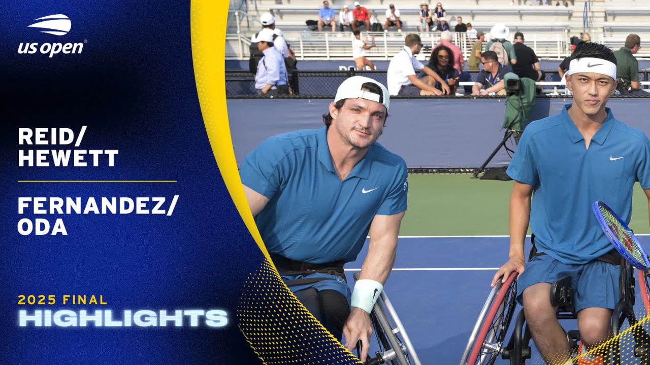 Reid/Hewett vs. Fernandez/Oda, Wheelchair Doubles, Final - US Open ...