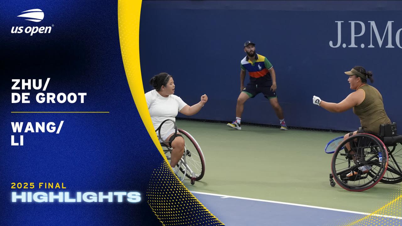 Zhu/De Groot vs. Wang/Li, Wheelchair Doubles, Final - US Open