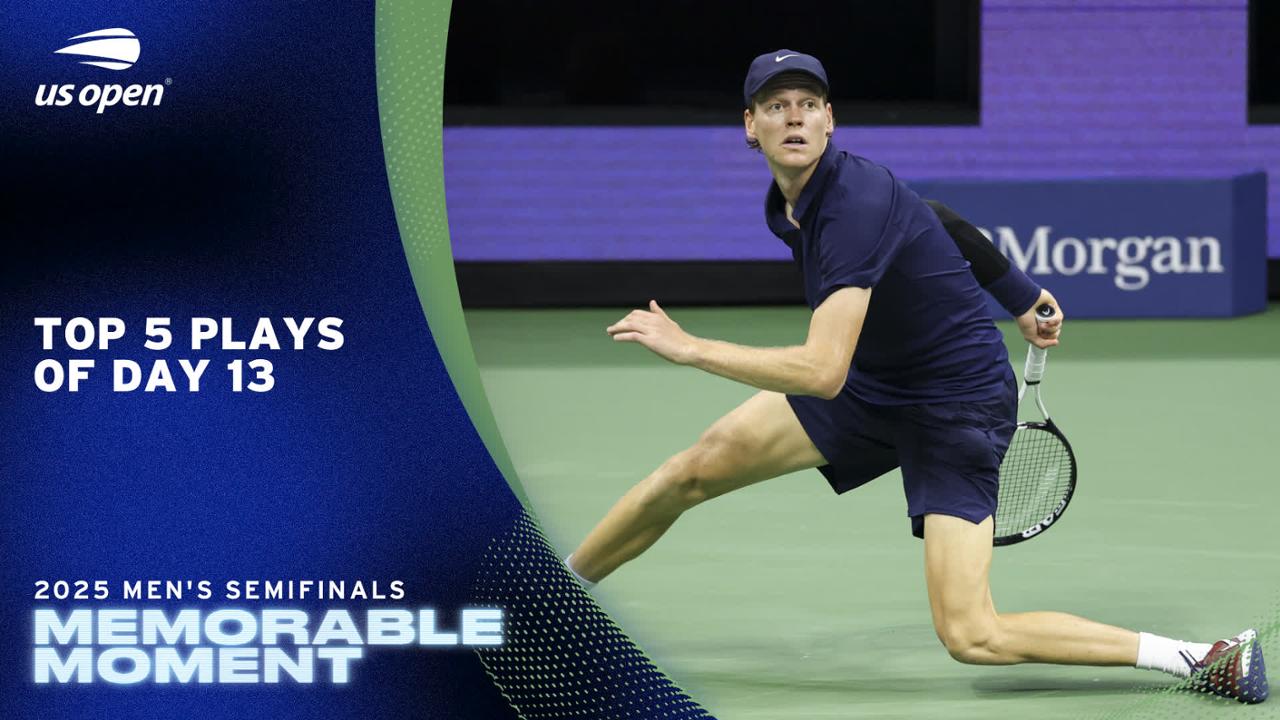 Top 5 Plays, Day 13, Semifinals - US Open Highlights & Features ...