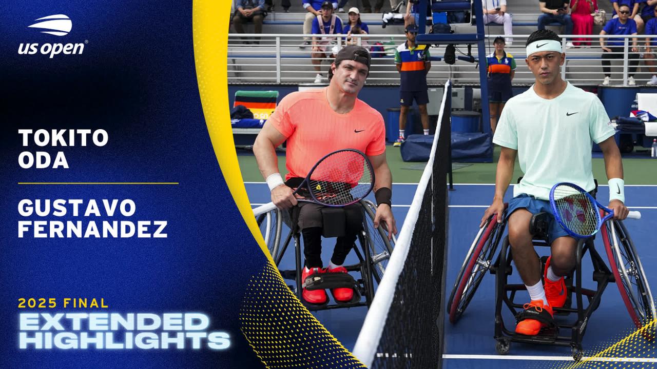 Oda vs. Fernandez, Men's Wheelchair Singles Extended Highlights, Final ...