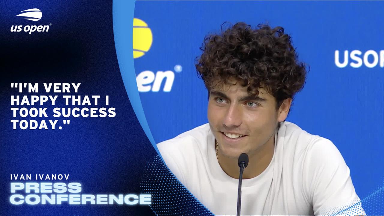 Ivan Ivanov Press Conference, Junior Boy's Singles Final - US Open ...