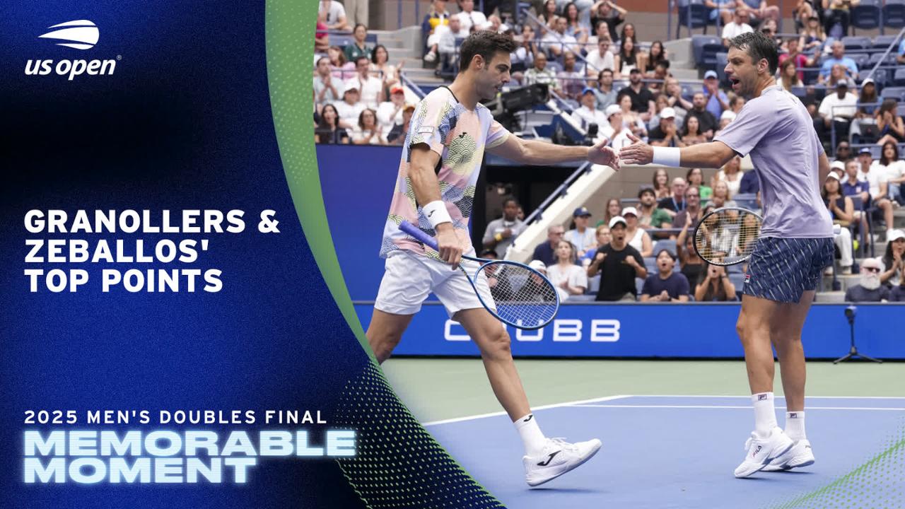 Marcel Granollers and Horacio Zeballos Top Points, Men's Doubles Final ...