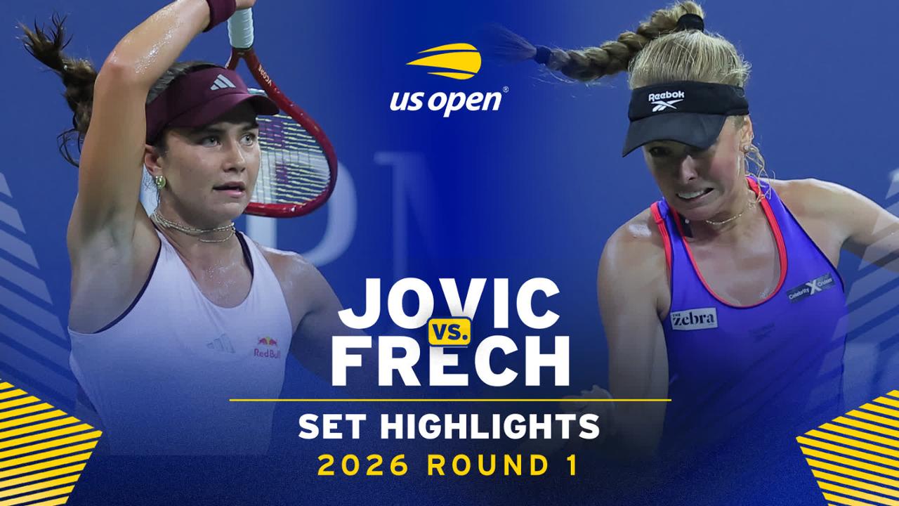 Jovic vs. Frech | 2026 Round 1, Set 1 - US Open Highlights & Features ...
